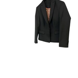 Elegant Black Shawl Collar Blazer